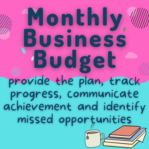 Monthly Business Budget